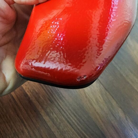 New INC International Concepts Keenah Red Over The Knee Boot 9 NWOB - Picture 14 of 16